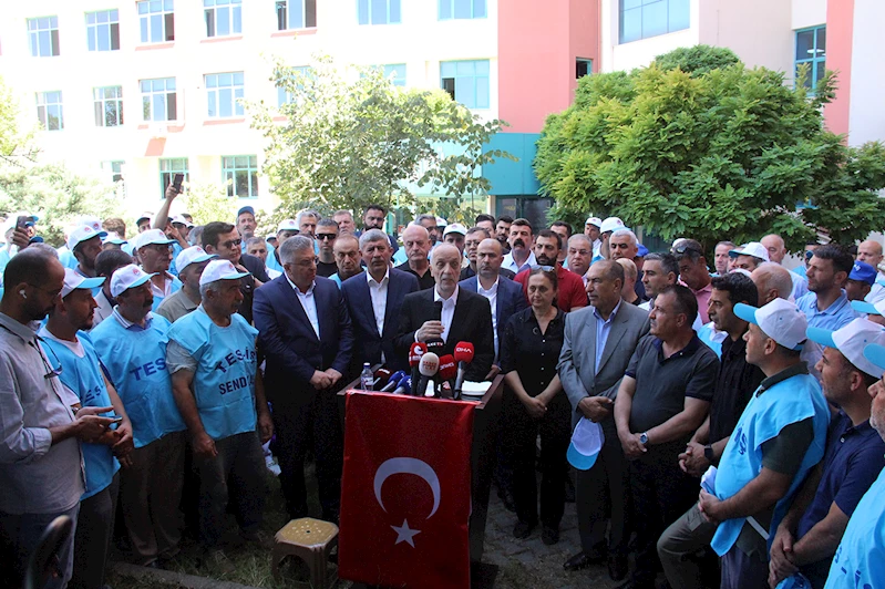 Türk-İş Başkanı Ergun Atalay: Devlet kamu işçisinin talebine makul ve mantıklı cevap vermiyor