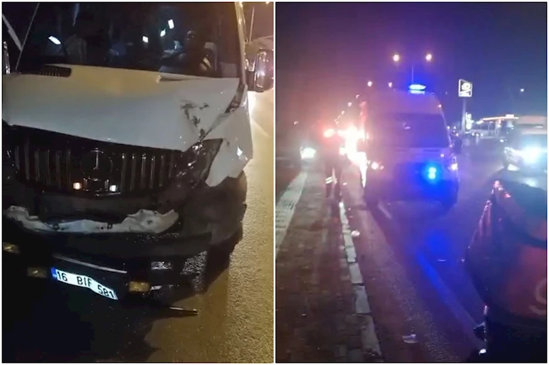 Bursa’da kırmızı ışık ihlali kazaya neden oldu: 2 yaralı