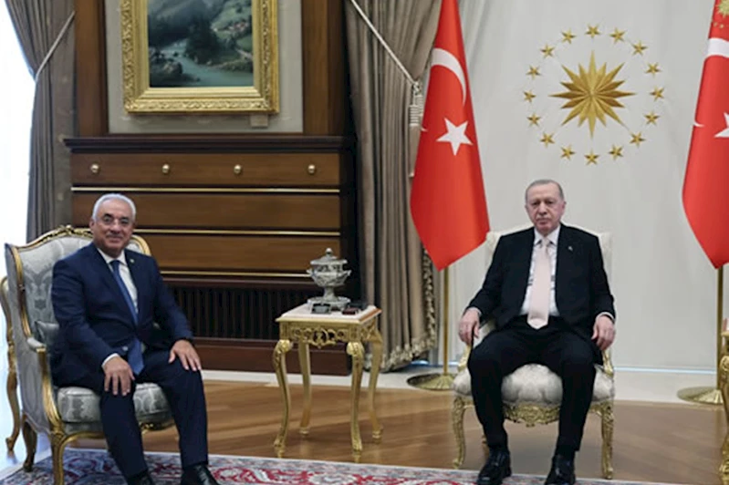 Cumhurbaşkanı Erdoğan, DSP Genel Başkanı Aksakal