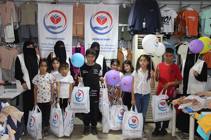 Yetimler Vakfı Kurban Bayramı öncesi Cizre’de yetimleri sevindirdi