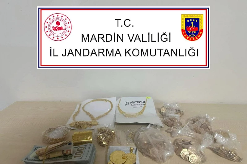 Şırnak’ta çalınan altın ve döviz Mardin’de ele geçirildi