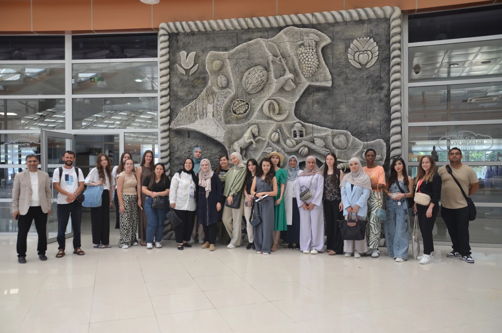 15 ülkeden gelen misafirler Malatya