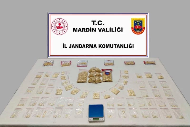 Mardin’de uyuşturucu operasyonu: 11 bin üzerinde captagon hap ele geçirildi