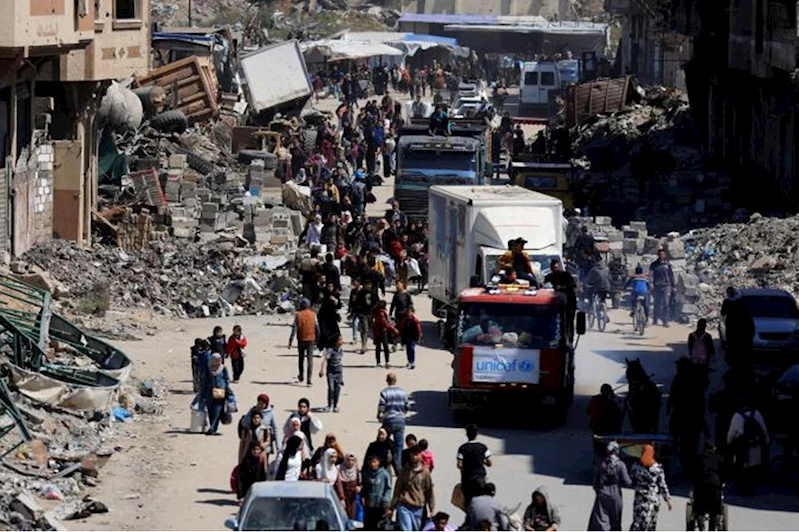 İşgalciler Gazze şehrinde tahliye tehdidinde bulunuyor