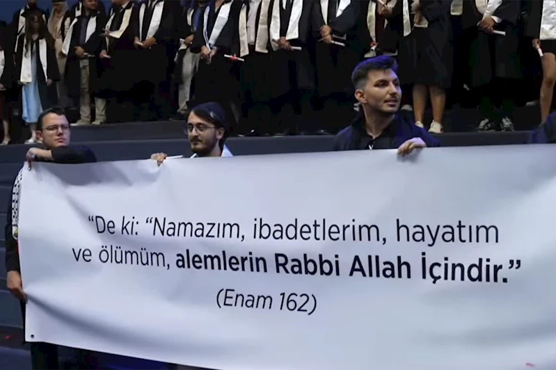 İTÜ mezuniyet töreninde açılan ayet 