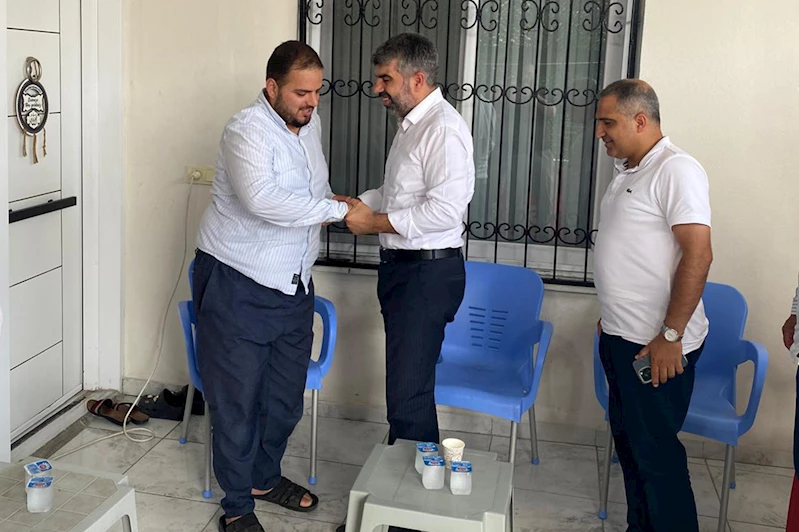 HÜDA PAR Milletvekili Faruk Dinç saldırıya uğrayan müezzini ziyaret etti