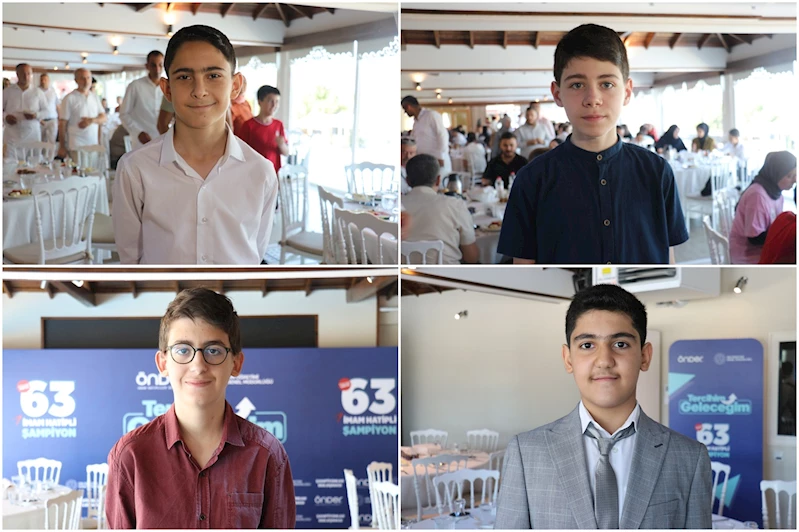 Hem hafız oldular hem şampiyon