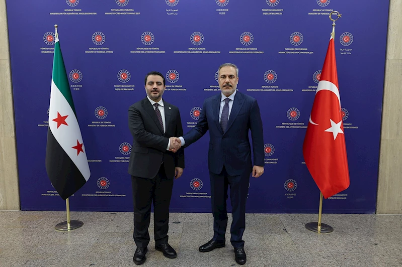 Dışişleri Bakanı Fidan, Suriyeli mevkidaşı Şeybani ile görüştü