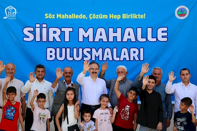 Vali Kızılkaya: Mahalle buluşmalarıyla halkın sesi doğrudan bize ulaşıyor