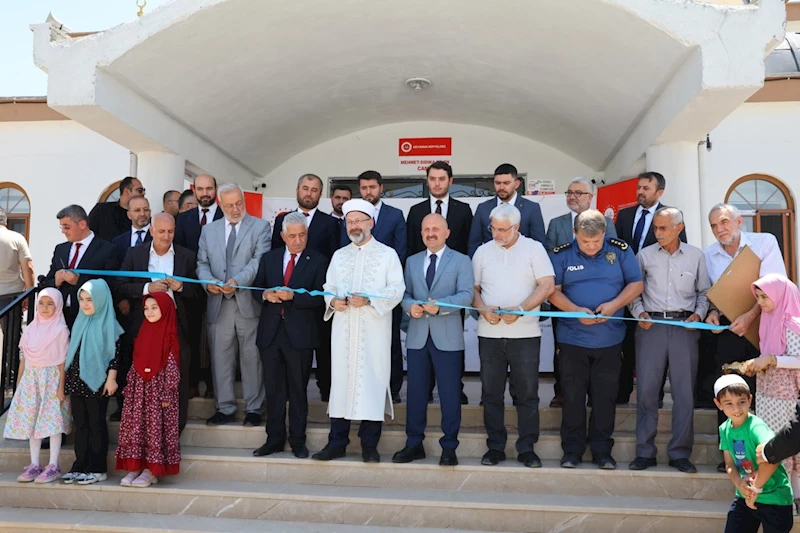 Adıyaman’da 52 camii ve 12 Kur’an kursu yeniden ibadete açıldı 