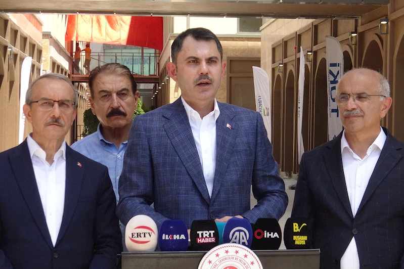 Bakan Kurum: 300 bininci konutun anahtarı Malatya