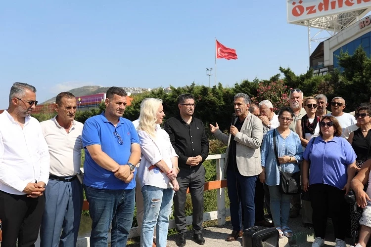 Bursa Gemlik Karsak Deresi’nde temizlik seferberliği