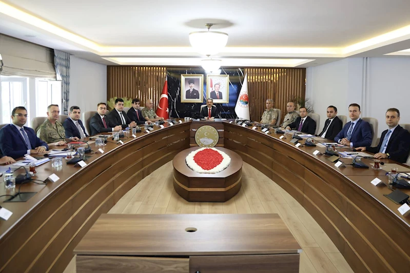 Şırnak’ta il güvenlik ve asayiş koordinasyon toplantısı yapıldı