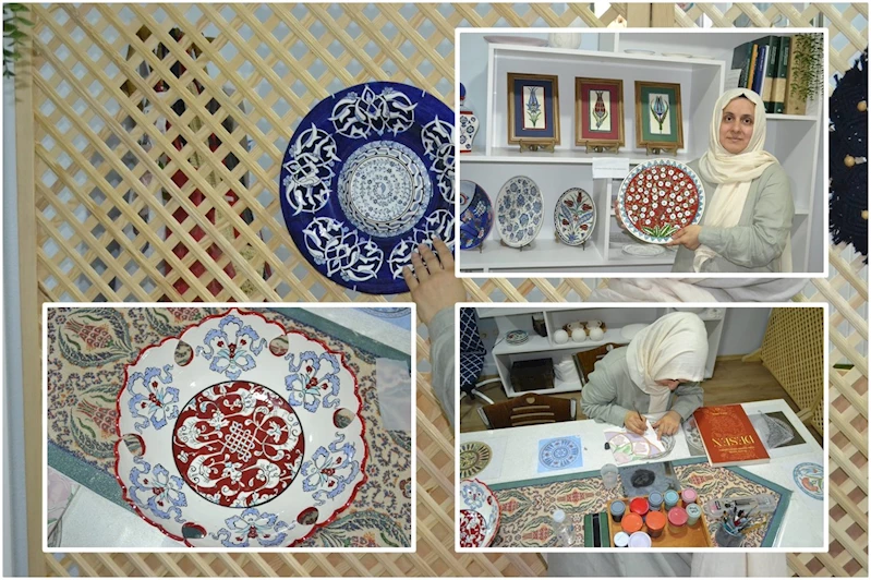 Osmanlı’dan günümüze uzanan çini sanatının kültürel mirasını yaşatıyor