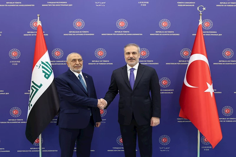 Bakan Fidan, Irak Temsilciler Meclisi Başkanı Meşhedani ile görüştü