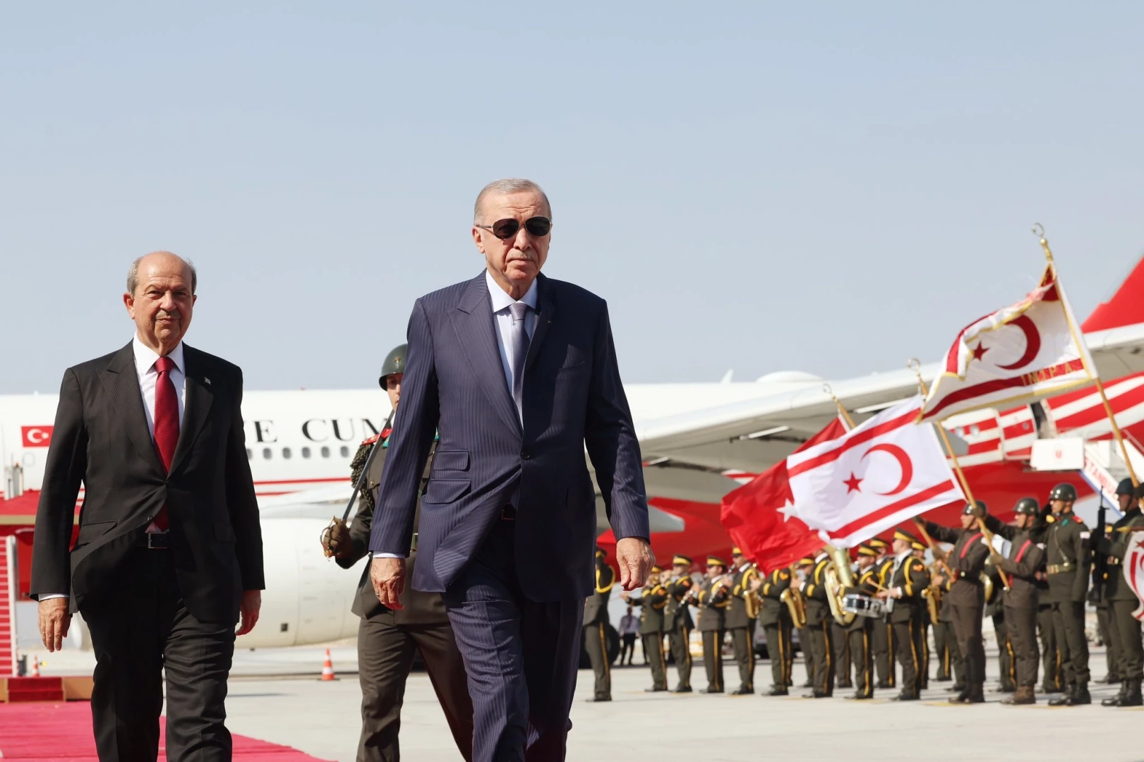 Cumhurbaşkanı Erdoğan törenler için Yavru Vatan