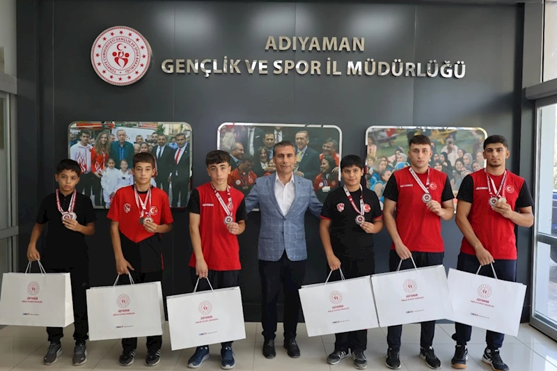 Adıyamanlı güreşçilerden Türkiye şampiyonluğuna büyük başarı 