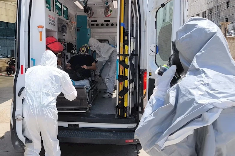 Siirt Eğitim ve Araştırma Hastanesi’nde “Turuncu Kod” tatbikatı gerçekleştirildi