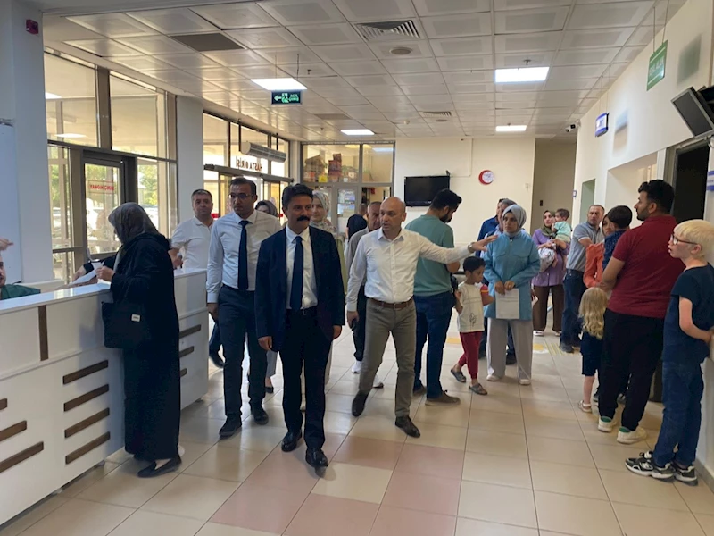Besni Kaymakamı Aslan’dan Devlet Hastanesine ziyaret 
