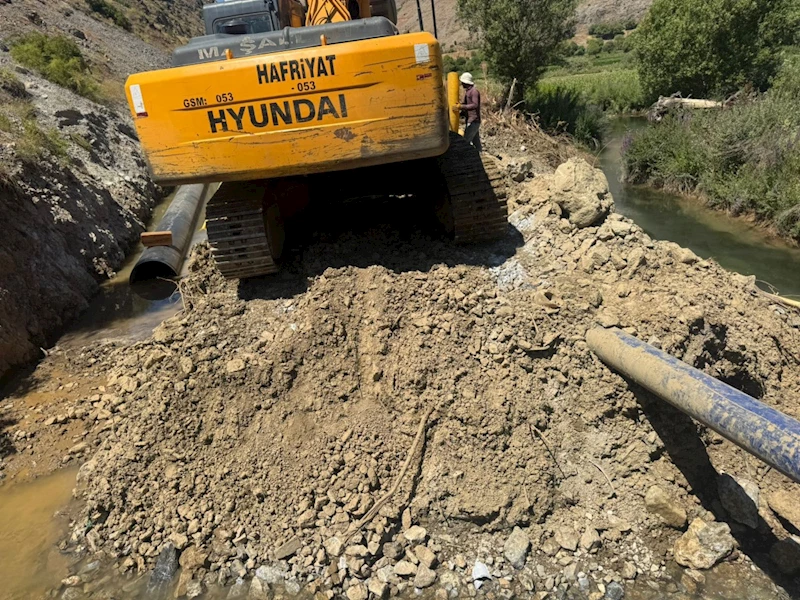 Havşeri İsale Hattı yenileme çalışmaları hız kazandı  - Videolu Haber