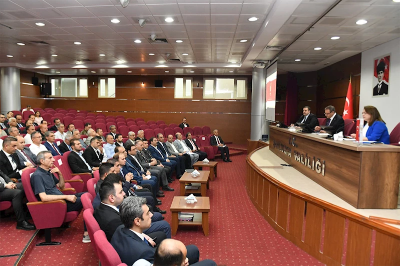 Şanlıurfa’da İl Koordinasyon Kurulu toplandı: 426 proje yürütülüyor