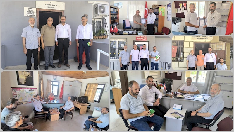 HÜDA PAR Tarsus İlçe Başkanlığı muhtar ziyaretlerini sürdürüyor