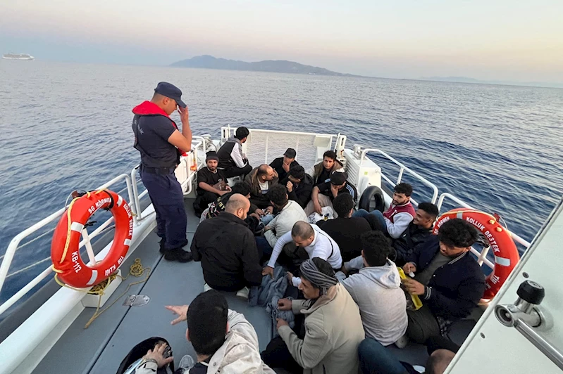 Muğla açıklarında düzensiz göçmen operasyonu