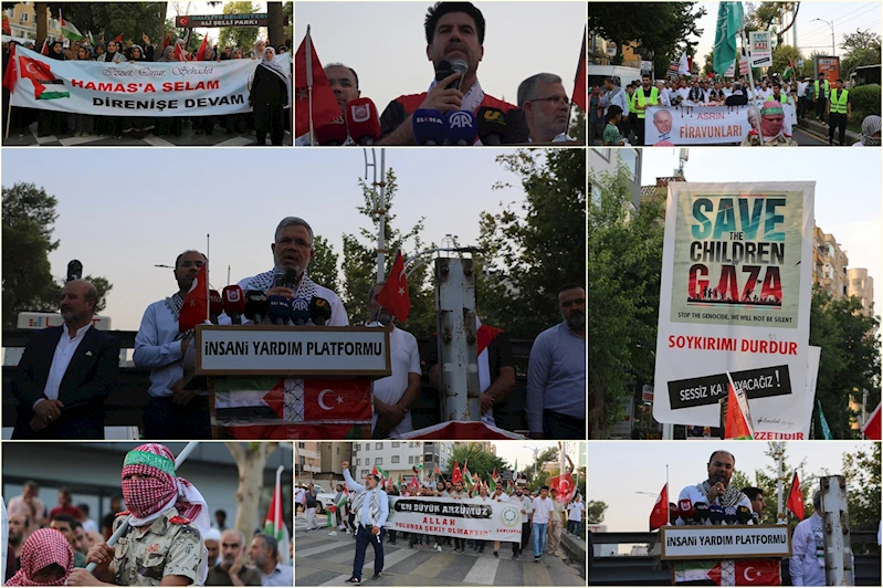 Şanlıurfa’da ‘Gazze ölüyor, ayağa kalk’ temalı etkinlik düzenlendi