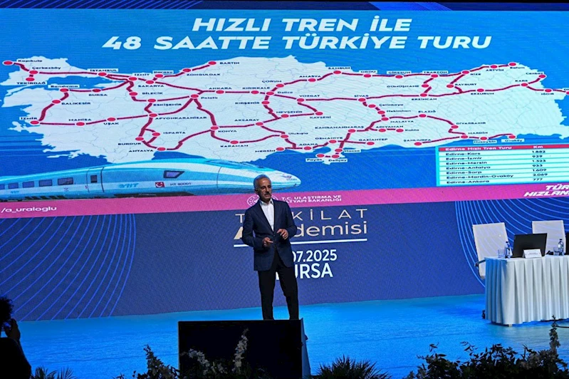 Bakan Uraloğlu: Bursa yüksek hızlı tren hattı 2026 yılında hizmete girecek