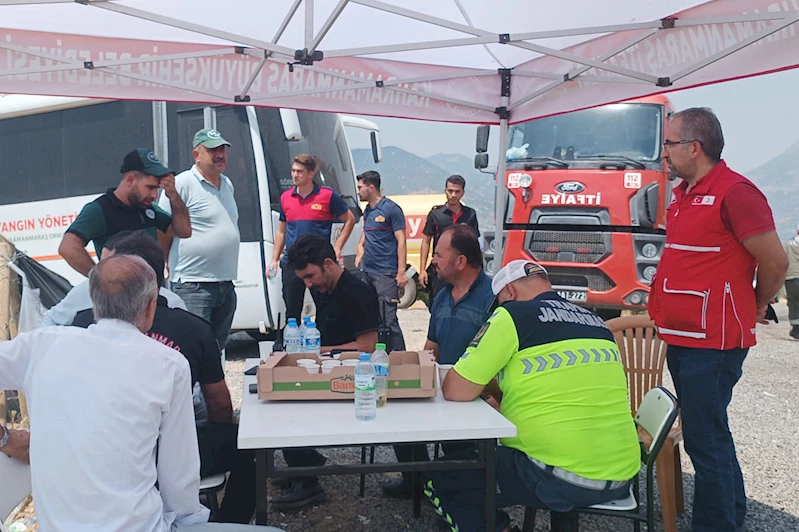 HÜDA PAR Kahramanmaraş İl Başkanı Özcan yangın bölgesini ziyaret etti