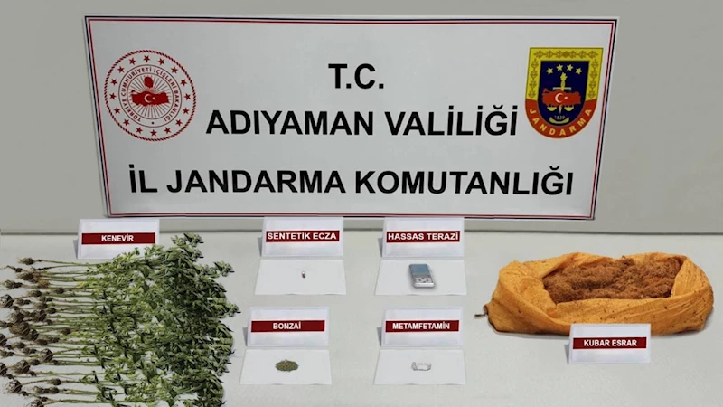 Adıyaman’da uyuşturucuya ağır darbe 43 şüpheliden 8’i tutuklandı 