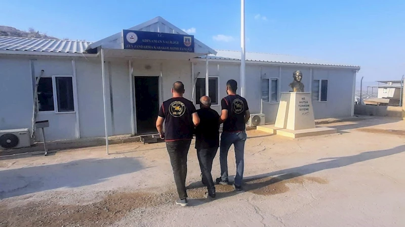 Adıyaman’da 12 yıl hapis cezası bulunan şahıs jandarma tarafından yakalandı 