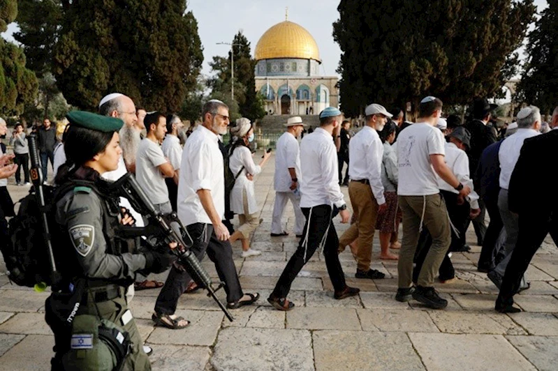 Yahudi çeteler Mescid-i Aksa