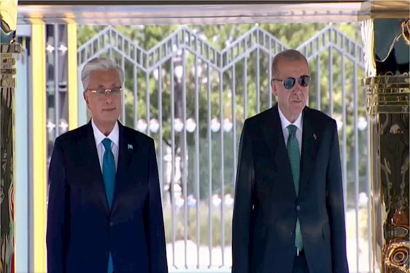Tokayev Ankara’da resmi törenle karşılandı