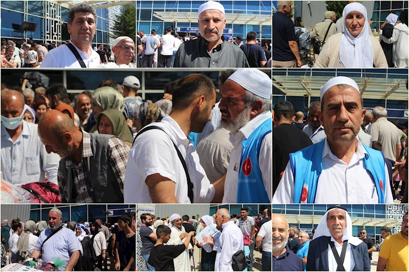 Kutsal topraklardan dönen hacılar: Başta Filistin olmak üzere tüm İslam âlemi için dua ettik