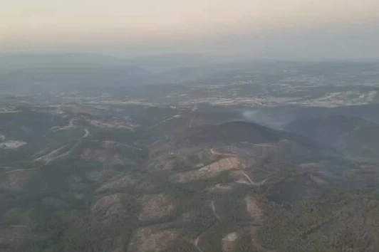 Bursa’da Harmancık Yangını Söndürüldü, Soğutma Çalışmaları Devam Ediyor