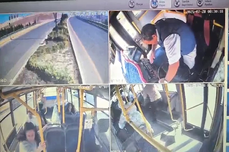 Otobüs şoförü direksiyon başında kalp krizi geçirdi: Hayatını kaybetti