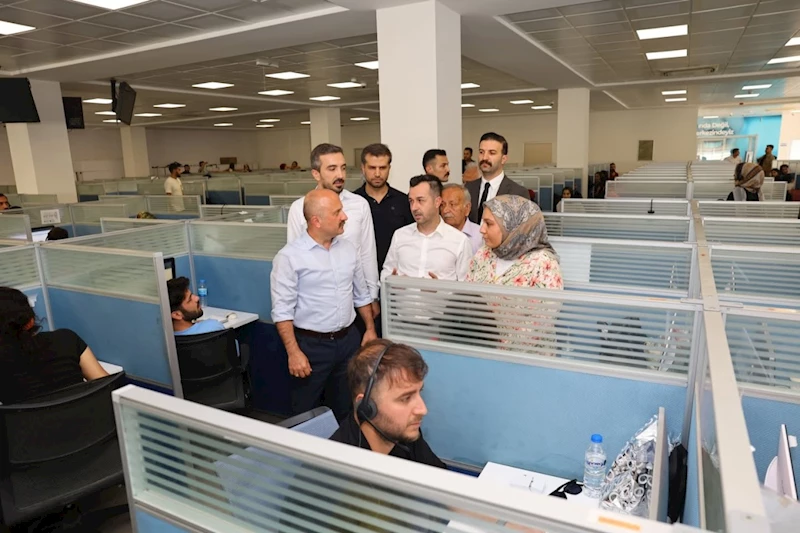 Vali Dr. Osman Varol’dan Assist Çağrı Merkezine ziyaret 