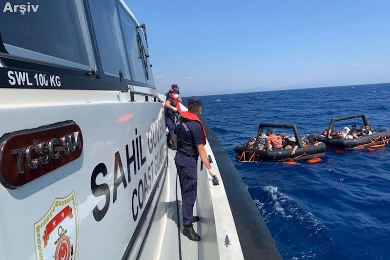 Bodrum Açıklarında 72 Kaçak Göçmen Yakalandı