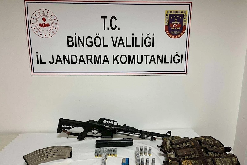 Bingöl’de  ruhsatsız av tüfekleri ele geçirildi