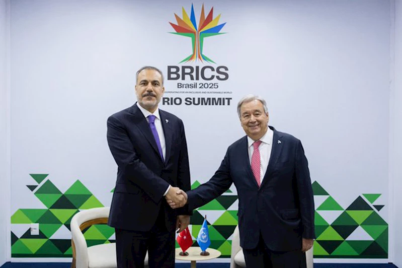 Dışişleri Bakanı Fidan, Guterres ile görüştü