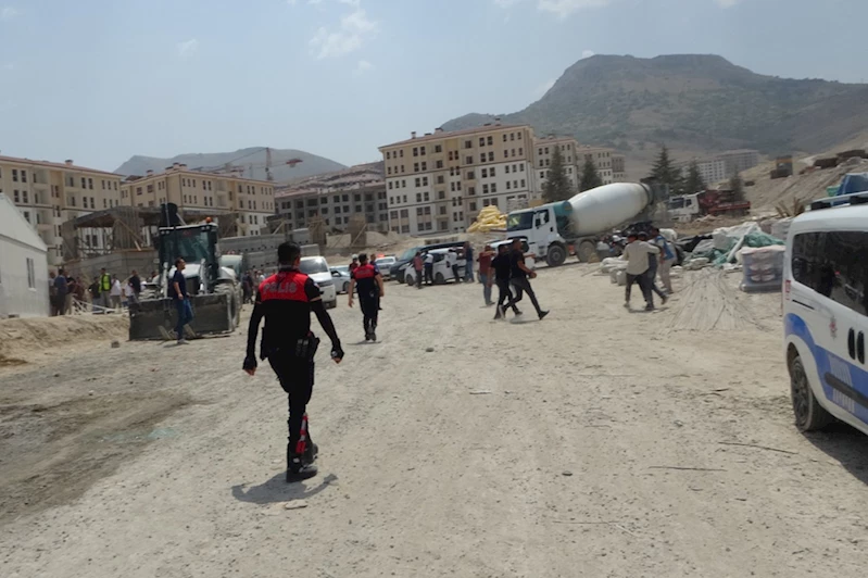 Şantiyede işçiler arasında silahlı kavga: 2