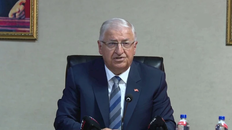 Bakan Güler: ‘Terör örgütü silahlarını bırakmalı, fesih kararını tam olarak uygulamalı’ 