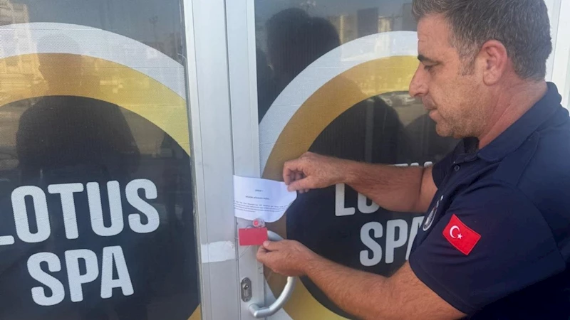 Kahta’da ruhsatsız güzellik merkezi ve masaj salonu mühürlendi 