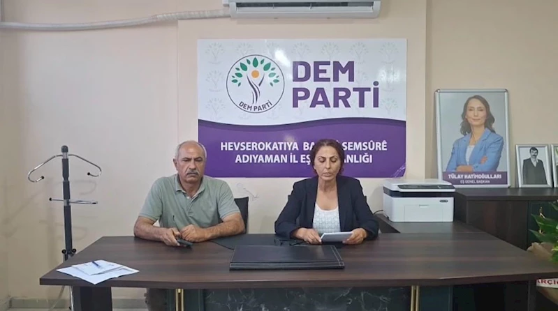 DEM Parti Adıyaman İl Örgütü’nden yangın açıklaması: ‘Etkin politikalar geliştirilmeli’  - Videolu Haber