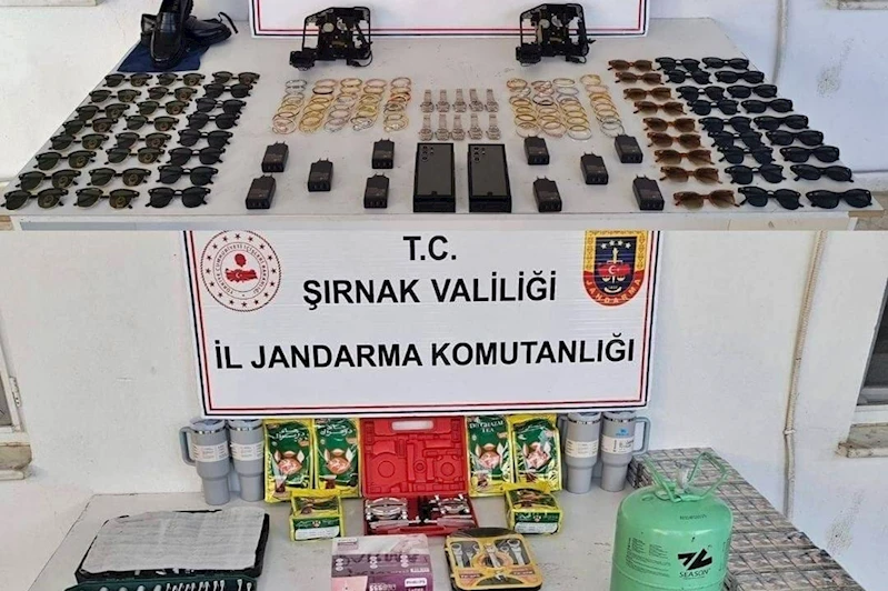 Şırnak’ta 8 milyon değerinde kaçak malzeme ele geçirdi