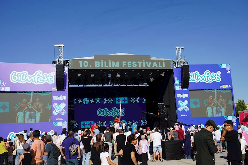 Konya’da 10. BilimFest Festivali bşladı
