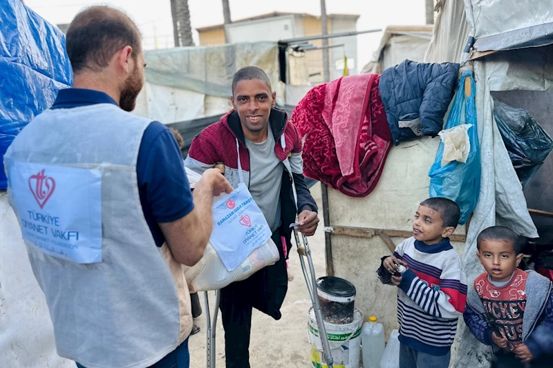 TDV’den Gazze’ye bugüne kadar toplam 34,9 milyon dolarlık insani yardım