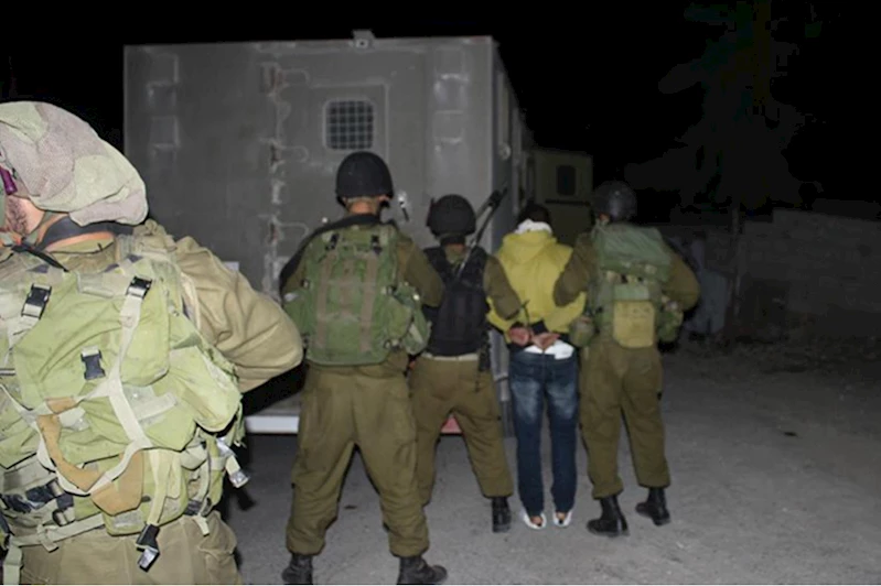 İşgal rejimi Batı Şeria ve Kudüs baskınında 14 kişiyi alıkoydu