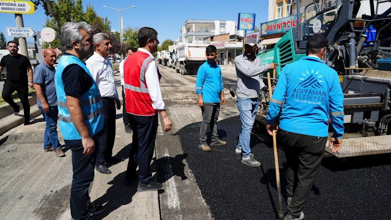 Adıyaman Karapınar Caddesi’nde asfalt çalışmaları başladı   - Videolu Haber